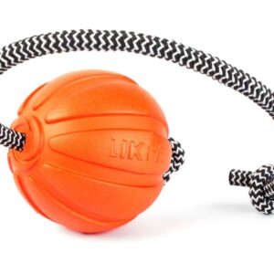 כדור עם חוט לעידוד משחק לכלבים מגזעים בינוניים - LIKER 7 Cord